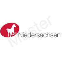 "Niedersachsen-Zeichen" mit Schriftzug Niedersachsen