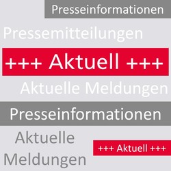 Symbolbild mit dem Hinweis auf Presseinformationen.