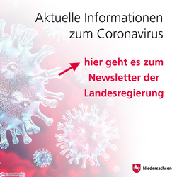 Anmeldung zum Corona-Newsletter der Landesregierung