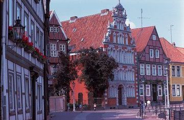 Fachwerkhäuser am Fischmarkt Stade