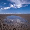 Nationalpark Wattenmeer vor der Nordseeinsel Borkum