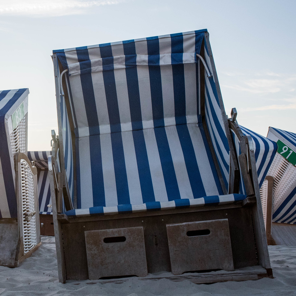 Standkorb auf Borkum